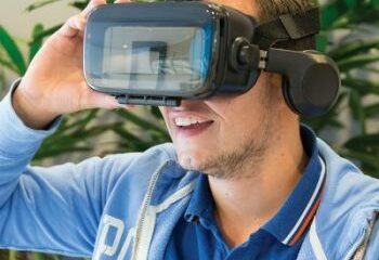 lunettes réalité virtuelle casque audio intégré